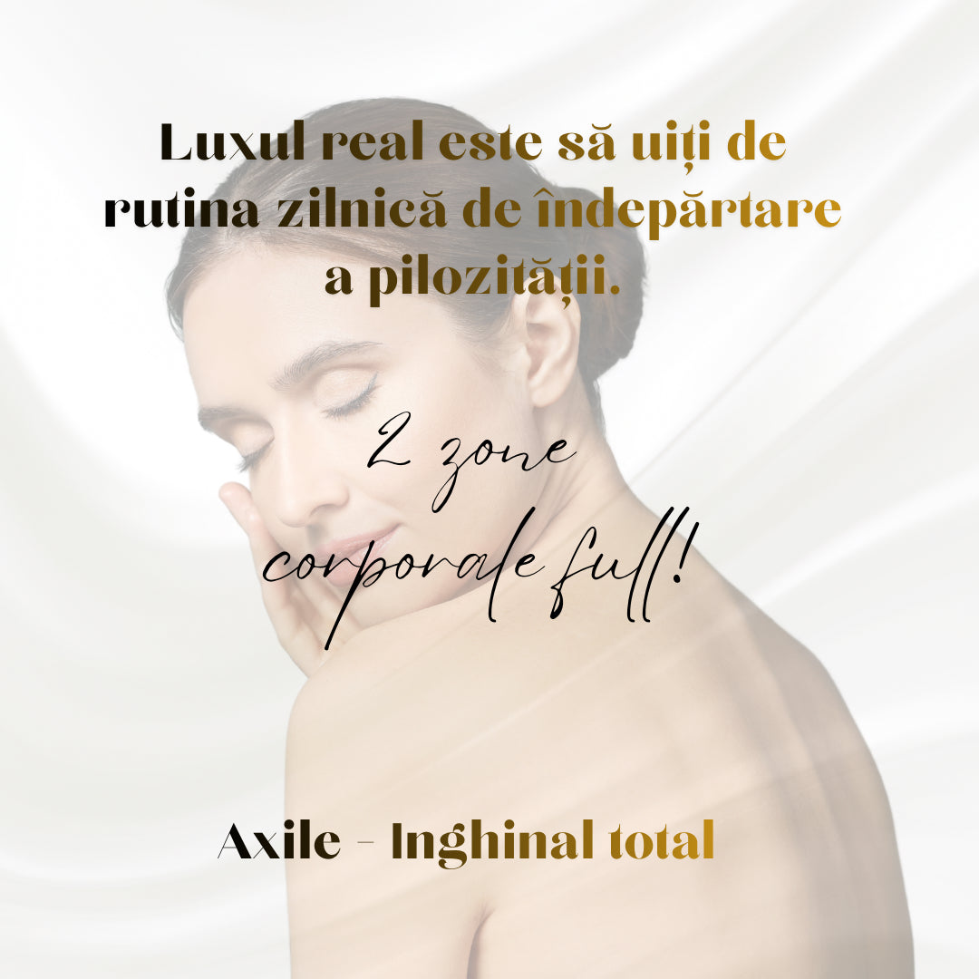 Epilare Definitivă Laser - Pachet Axile + Inghinal Total