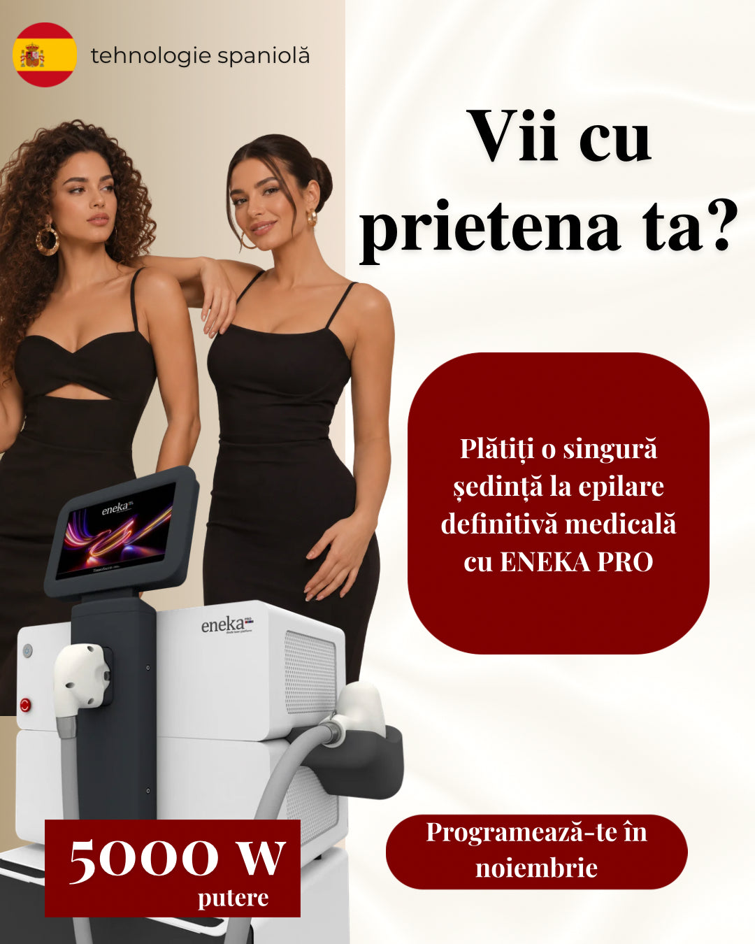 Ofertă Epilare Definitivă – 2 Persoane, Plătește Una
